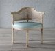 Custom Made French Country Armchair, American Light Luxury Retro Dining Chair, Cafe, Bar, Designer Library Furniture